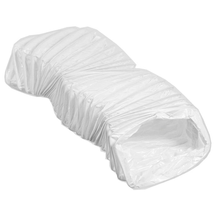 PVC Flexible Duct Vent Rectangular HVAC Hose (110mm x 55mm, 3 Metres)
