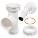 Appliance Trap Adaptor 40mm 1 1/2" Washing Machine Dishwasher Waste Pipe Tee Kit