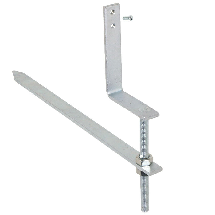 Gutter Rise & Fall Bracket Universal Galvanised Steel Adjustable Fascia Support Kit (Pack of 10)