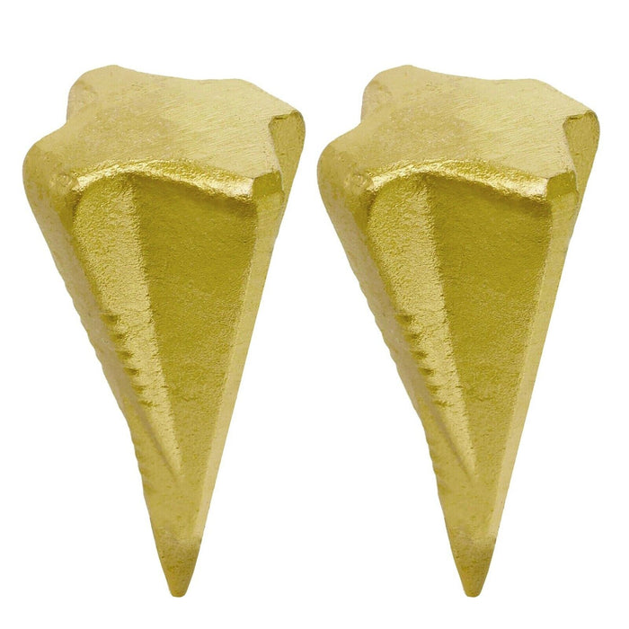 Log Splitter Wood Splitting Axe Wedge Maul Grenade Fire Timber Spike Bomb (Pack of 2)