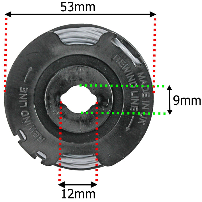 Line Spool & Cover Cap for Qualcast CLGT2425H/A Strimmer Trimmer