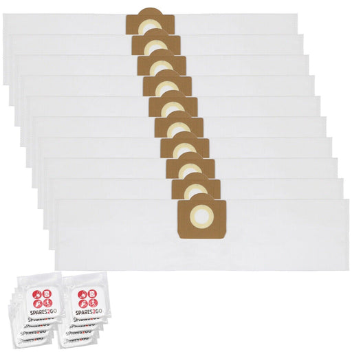 Bags for V-TUF M Class Dust Extractor Vacuum Cleaner VTUF SMS Microfibre Bag (Pack of 10 + Fresheners)