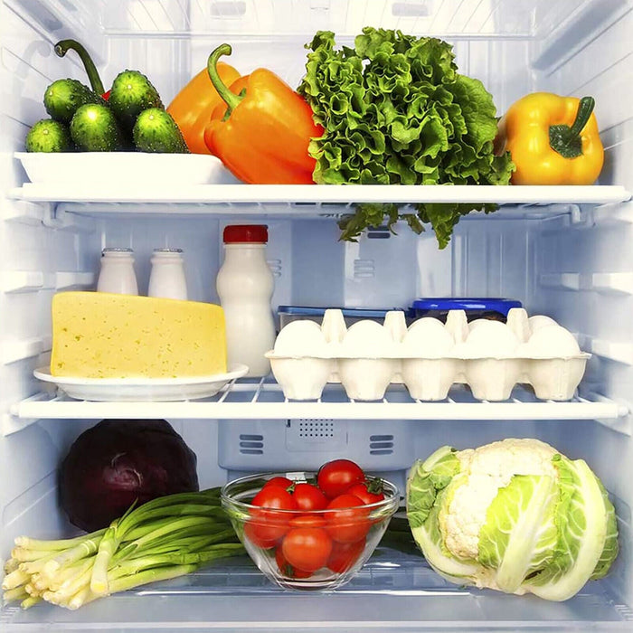 Fridge Shelf for Hisense Refrigerator Freezer Adjustable White Plastic Coated Extendable Arms (Large, 425mm - 670mm x 320mm)