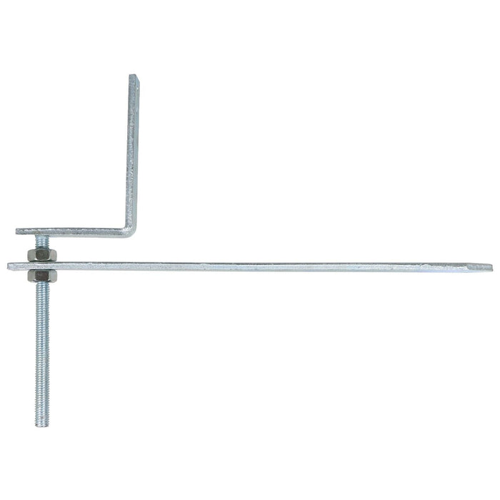 Gutter Rise & Fall Bracket Universal Galvanised Steel Adjustable Fascia Support Kit (Pack of 5)