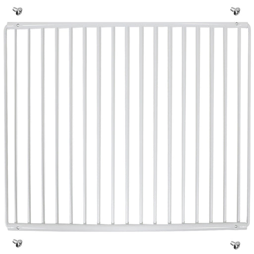 Universal Large Fridge Freezer Shelf Adjustable White Plastic Coated Extendable Arms (425mm - 670mm x 320mm)