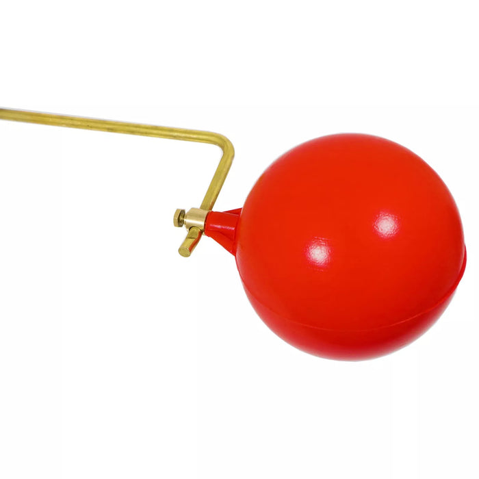 1/2" Part 2 Valve Low Pressure Side Entry Toilet Cistern Ballcock + 6" Ball Float Kit
