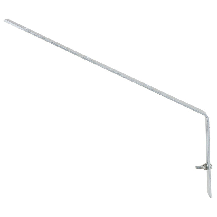 Gutter Top Rafter Bracket Universal Galvanised Steel Fascia Support Fixings (Pack of 5, 300mm)