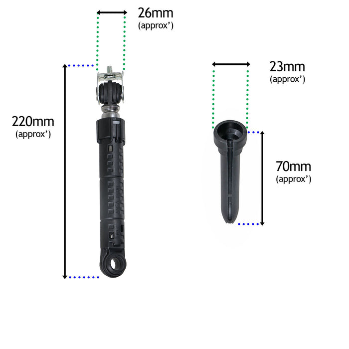 Washing Machine Shock Absorber Suspension Legs for Indesit Hotpoint Whirlpool