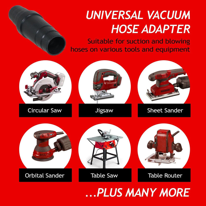 Dust Extractor Adaptors Universal Power Sander Port 26mm 30mm 32mm 35mm 38mm x 7