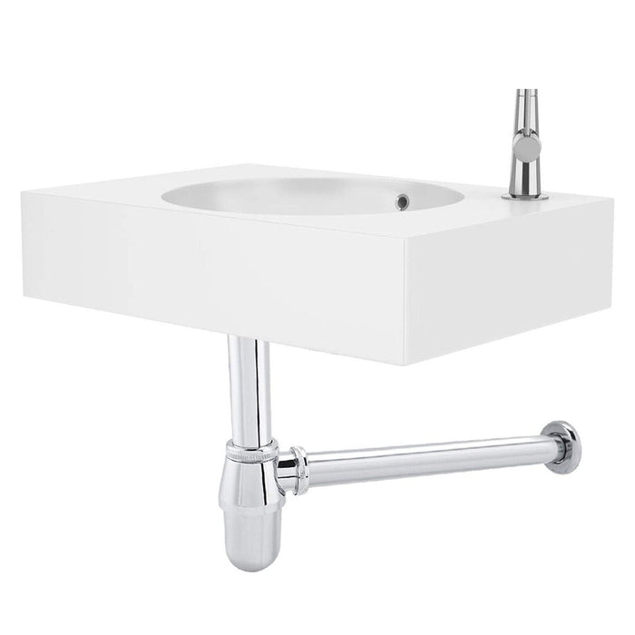 Bottle Waste Trap 32mm Adjustable Chrome Silver 35mm Pipe Kitchen Bathroom Sink Basin Set