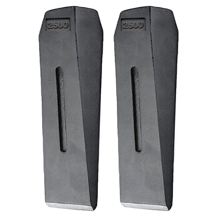 Log Splitting Wedge Chisel Wood Fire Timber Splitter Maul Spike (2.5KG / 6lb, 10", Pack of 2)