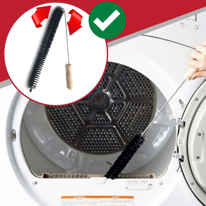 Universal Tumble Dryer Lint Removal Kit Vacuum Hose Dusting Brush Cleaning Attachments Set