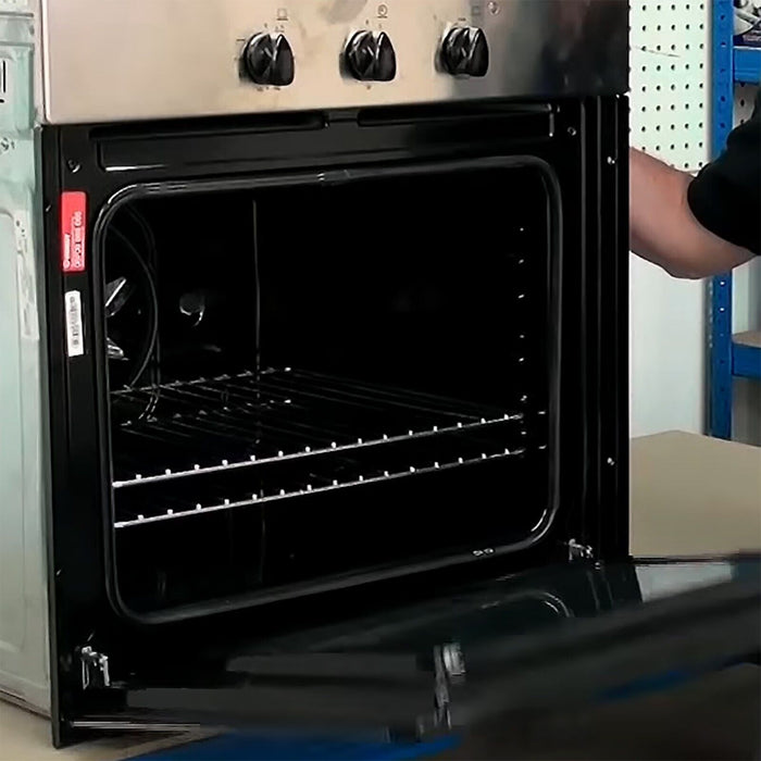 Main Rubber Door Seal with Corner Fixing Clips + Sealing Glue for Hotpoint Oven Cookers (445mm x 350mm)