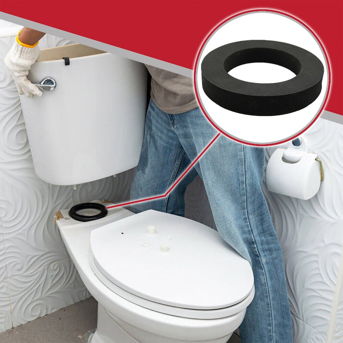 Universal Toilet Fixing Kit (Angled Pan Floor Bracket + Cistern Leak Seal Accessory Set)