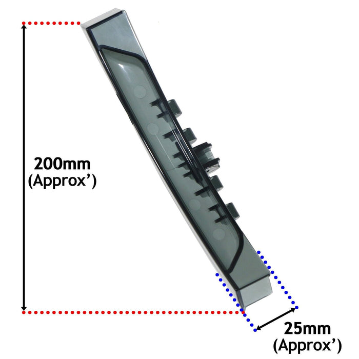 Door Handle for Hoover Dynamic Extreme / Dynamic Next Washing Machine (Black, 200mm)