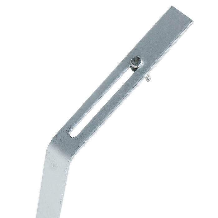 Gutter Top Rafter Bracket Universal Galvanised Steel Fascia Support Fixings (Pack of 10, 300mm)