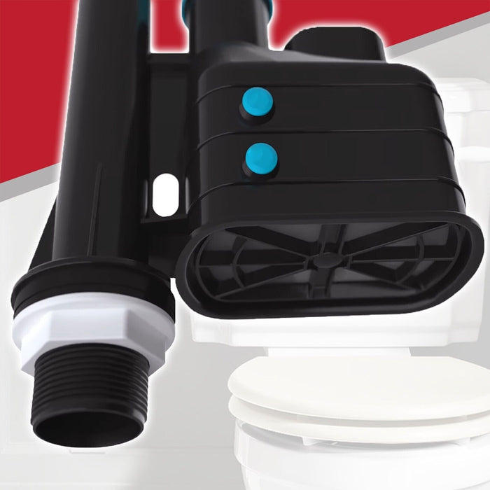 Dual Flush Toilet Syphon Height Adjustable 7.5" to 9.5" WC Cistern Internal Overflow Lever