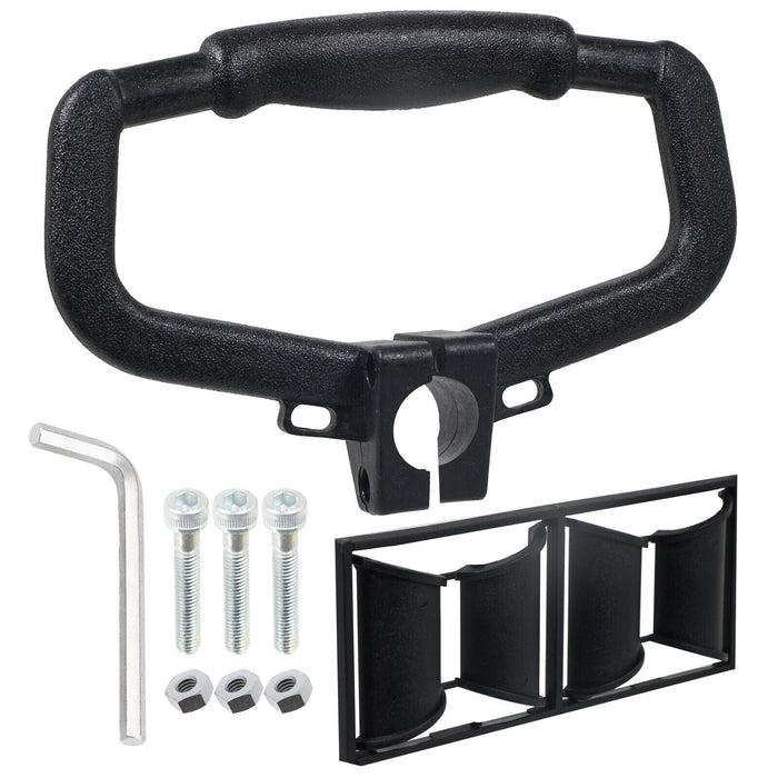 Universal Strimmer Grip Handle + Blade Guard Brushcutter Trimmer Pole Shaft Reducer Kit (24mm, 26mm, 28mm)
