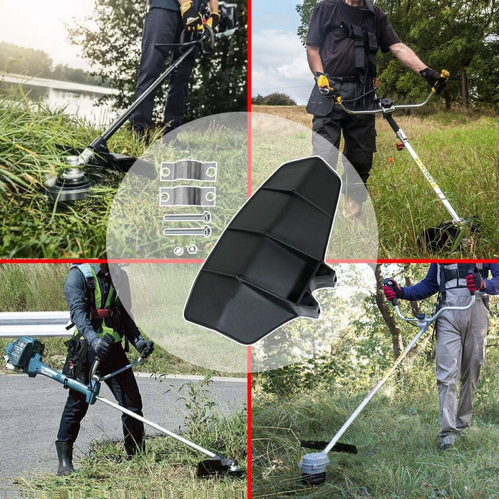 Universal Strimmer Grip Handle + Blade Guard Brushcutter Trimmer Pole Shaft Reducer Kit (24mm, 26mm, 28mm)