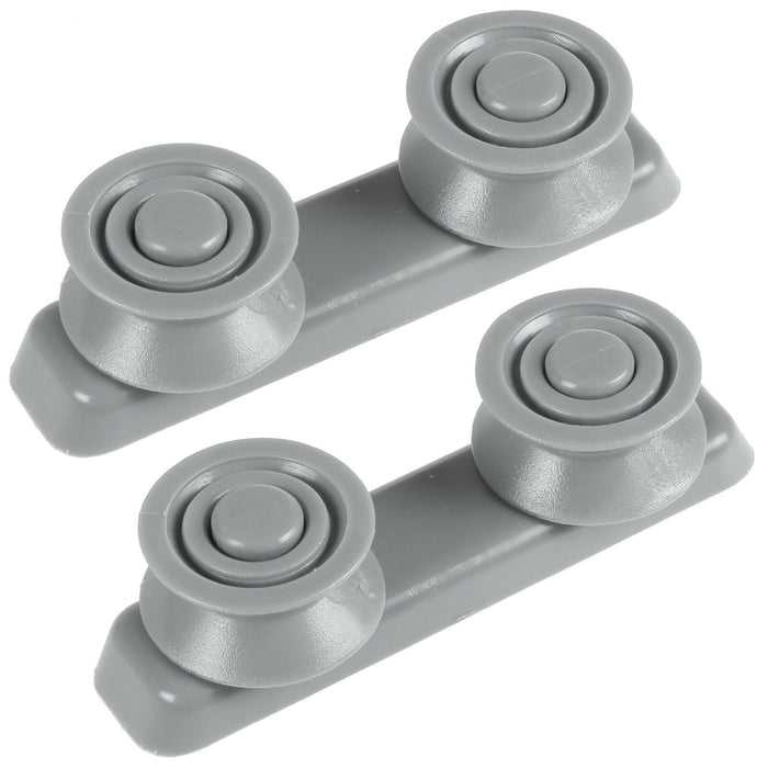 Logik Dishwasher Basket Slide Rail Runner Guide Wheels LDW45 LDW60 LF674 x 2 Sets