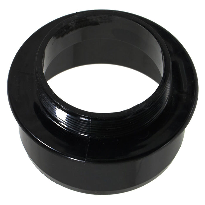 110mm Screwed Access Cap Ring Seal Soil System Vent Pipe Push Fit Plug (Black)