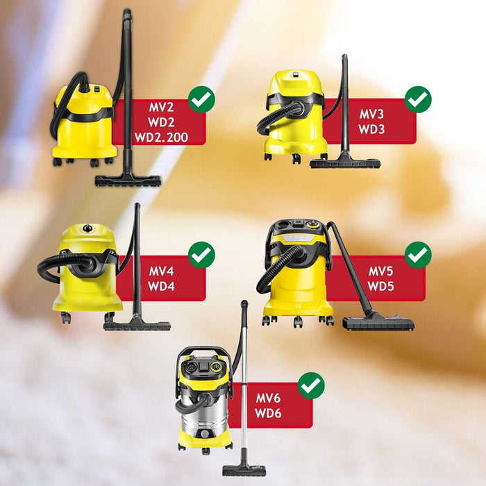 Soft Dusting Brush for Karcher WD2 WD3 WD4 WD5 WD6 MV2 MV3 MV4 MV5 MV6 Vacuum Cleaner Flexible Dust Attachment Tool