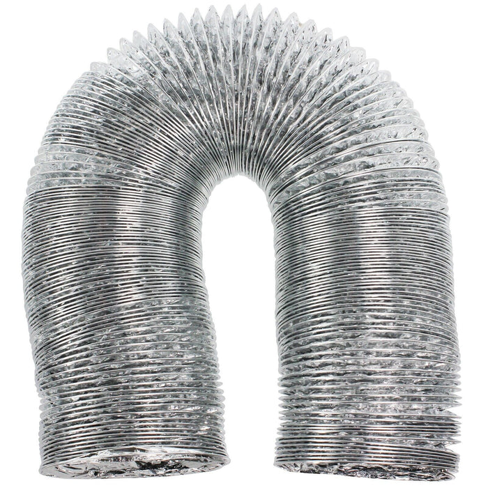 5m Aluminium Flexible Vent Hose Exhaust Pipe for Indesit Tumble Dryer 4" / 100mm Diameter
