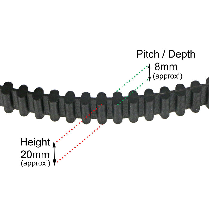 Timing Belt for John Deere LR155 LR175 Lawnmower Tractor Ride on Mower