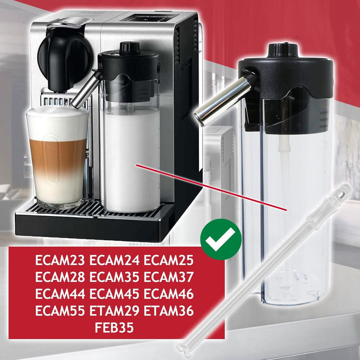 Milk Intake Tube for DeLonghi ECAM 23 25 28 35 44 45 55 ETAM 29 Coffee Machine