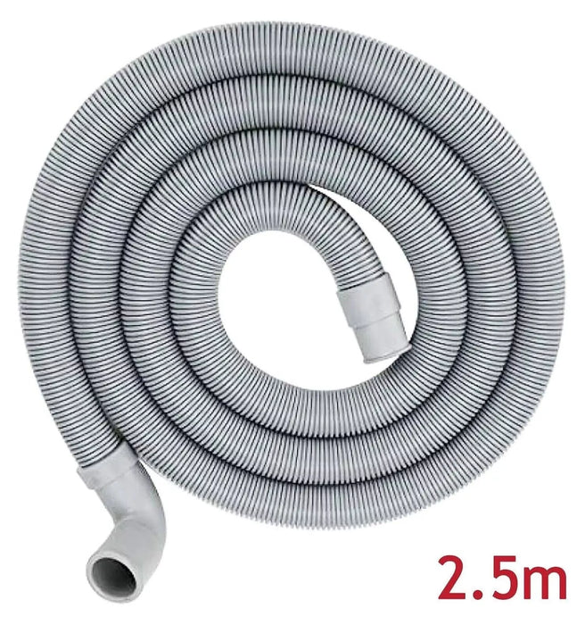 Universal Drain Hose + Water Fill Pipe Angle Set Clip Washing Machine Dishwasher