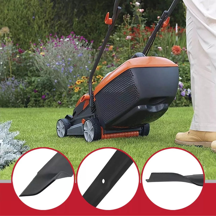 Metal Blade for Flymo Chevron 32 Easimo EM032 RE320 Rollermo RM032 Speedimo Venturer Visimo VM032 Lawnmower (32cm, Type FLY046)