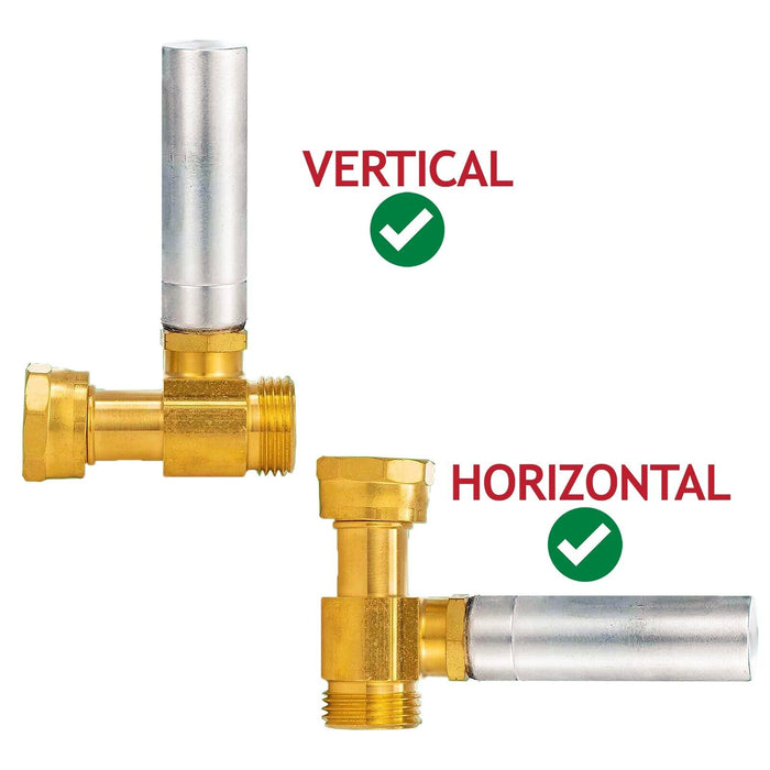 Water Hammer Arrestor 3/4" Brass Washing Machine / Dishwasher Pipe Noise Stop