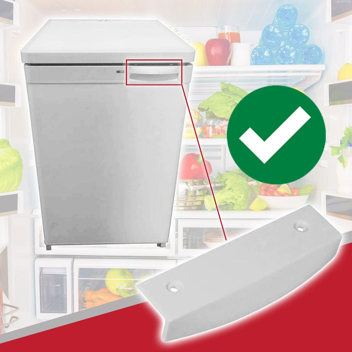 Door Handle for Bosch Fridge Freezer Refrigerator Replacement Handgrip (White, 145mm)