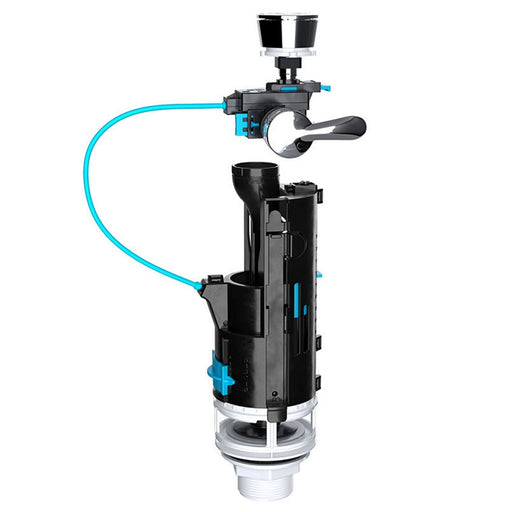 Universal Dual Flush Toilet Valve 1.5" 2" WC Cistern Push Button Lever Handle Set