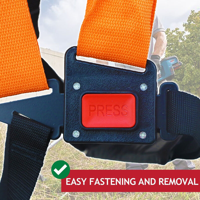 Double Harness for Flymo Brushcutter Strimmer Trimmer Heavy Duty Padded Support (One Size)