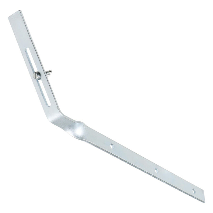 Gutter Side Rafter Bracket Universal Galvanised Steel Fascia Support Fixings (Pack of 5, 300mm)