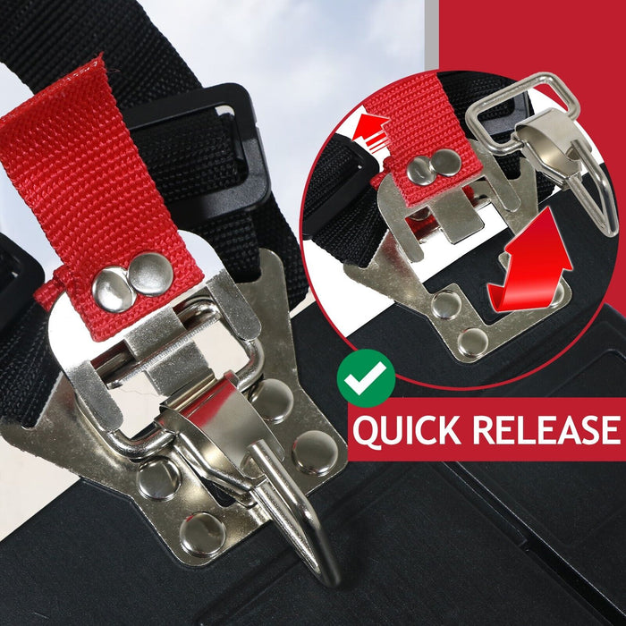 Double Harness for Mountfield Brushcutter Strimmer Trimmer Heavy Duty Padded Support (One Size)