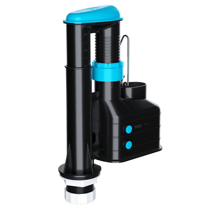 Dual Flush Toilet Syphon Height Adjustable 7.5" to 9.5" WC Cistern Internal Overflow Lever