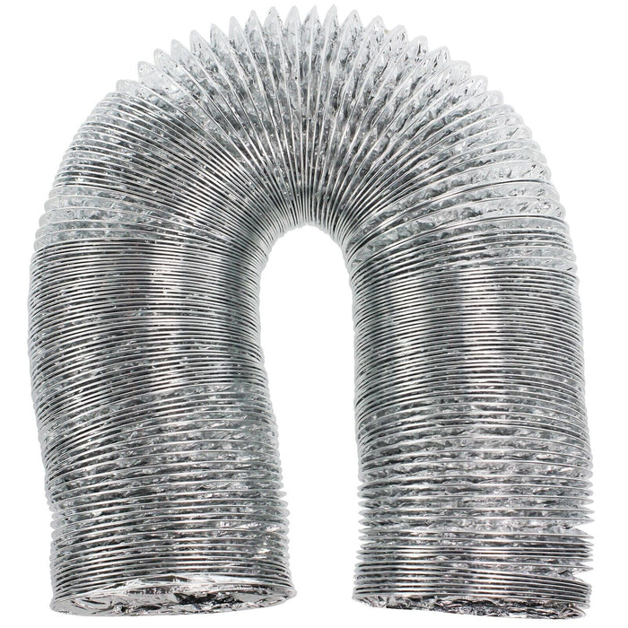 5m Aluminium Flexible Vent Hose Exhaust Pipe for White Knight Tumble Dryer 4" / 100mm Diameter