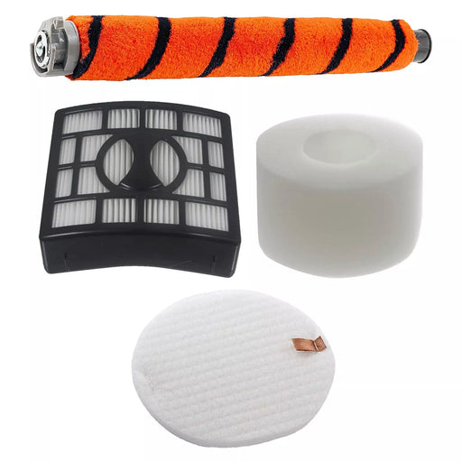 Brushroll Filter Kit for Shark NZ801UK Vacuum Cleaner Soft Roller Brush + HEPA Allergy Filters Set