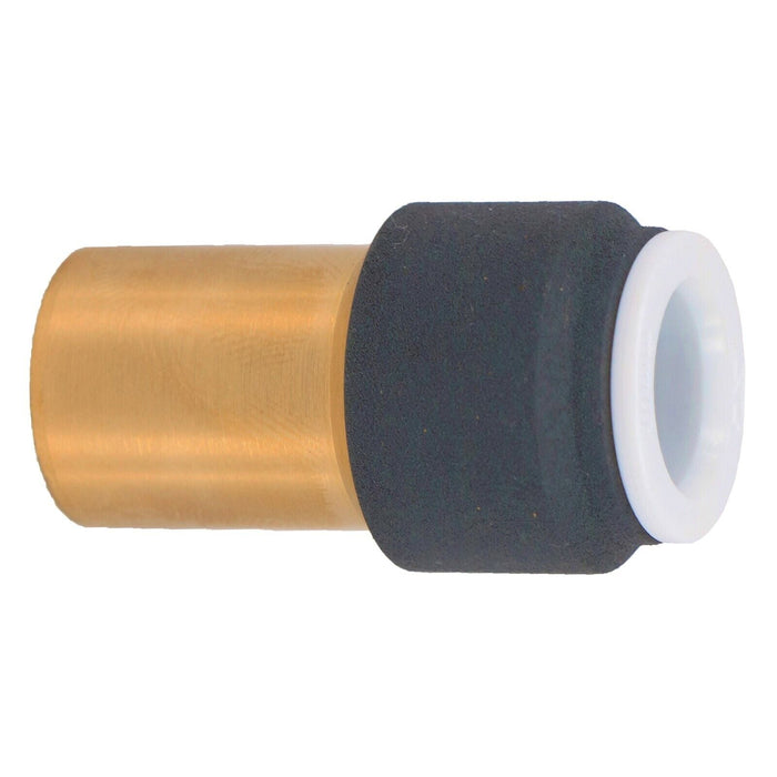 Radiator Valve 15mm x 10mm Anthracite Pushfit Reducing Straight Speed Fit Compression Stem Valves (Pack of 4)