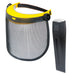 Log Splitter Face Shield Kit Wood Timber Splitting Log Chisel Wedge + Protective Mesh Visor Set