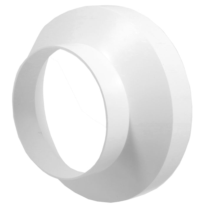 Air Conditioning External Vent Kit 4" 5" 6" 100mm 125mm 150mm Universal Exterior Wall Duct Set (White)