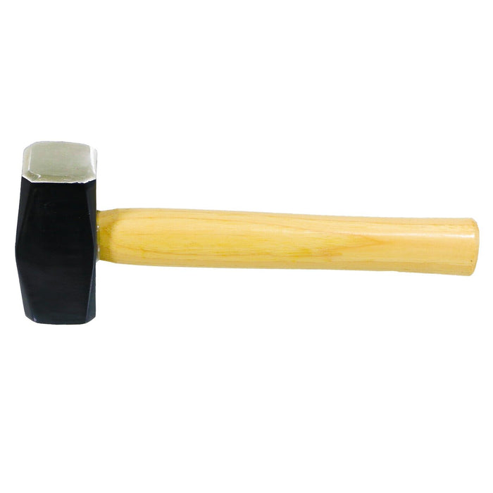 Log Splitter Lump Hammer 4lb Club Mallet + 1.5KG 8" Chisel Wedge Wood Splitting Maul Kit