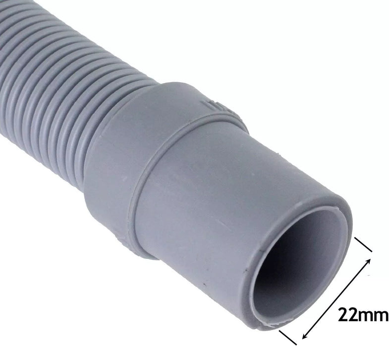 Drain Hose + Seal Plug Kit Washing Machine Dishwasher Waste Pipe Extension Set (2.5m)