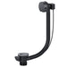 Bath Waste Combination Plug 40mm 1.5" Overflow Pop Up Trap (Black)