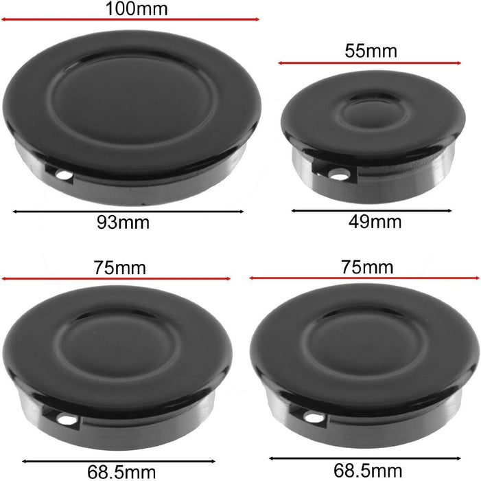 Universal Gas Hob Burner Kit Pan Flat Support Stand Cooker Rack 455 x 245 mm