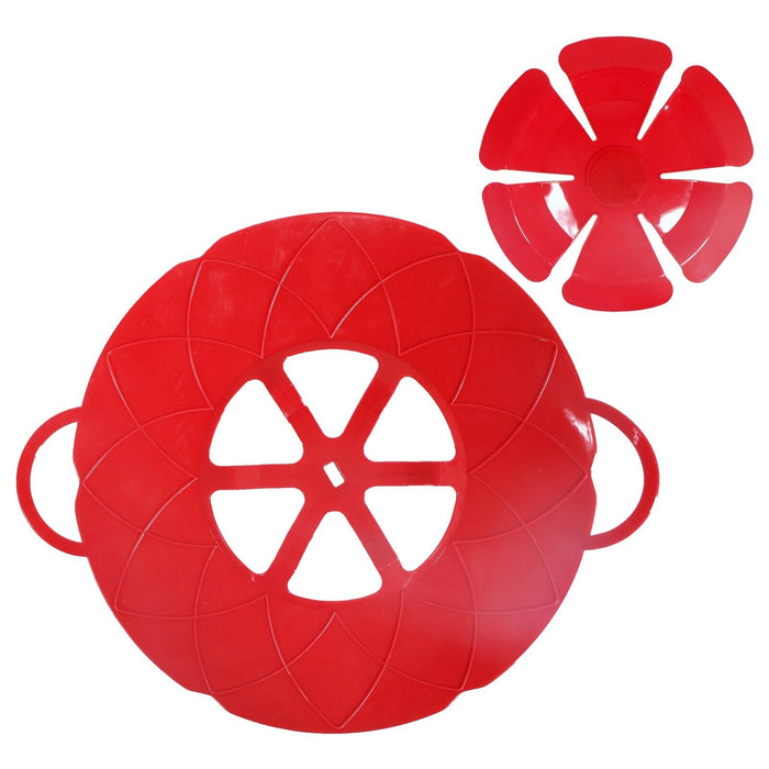Pan Lid Spill Stopper Silicone Saucepan Pot Steamer Cover Anti Boiling Overflow Guards (Pack of 4)