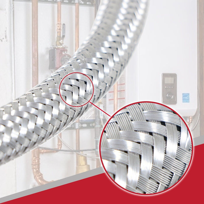 Combi Boiler Filling Loop Straight Part L Compliant Central Heating Lever Check Valve (15mm x 15mm)