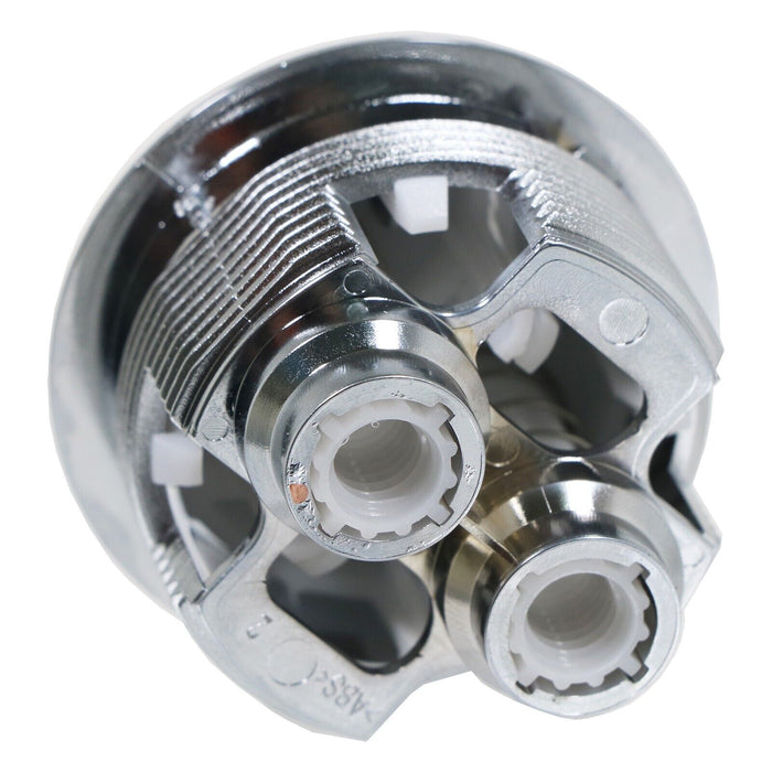 Toilet Dual Flush Button 48mm WC Cistern Chrome Plated 110mm Double Push Rod Kit
